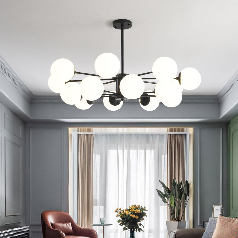 Contemporary Spherical Pendant Chandeliers Glass Chandelier Lighting Fixtures