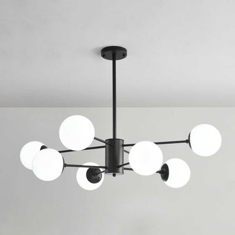 Contemporary Spherical Pendant Chandeliers Glass Chandelier Lighting Fixtures