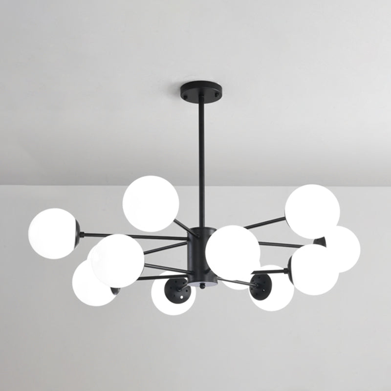 Contemporary Spherical Pendant Chandeliers Glass Chandelier Lighting Fixtures