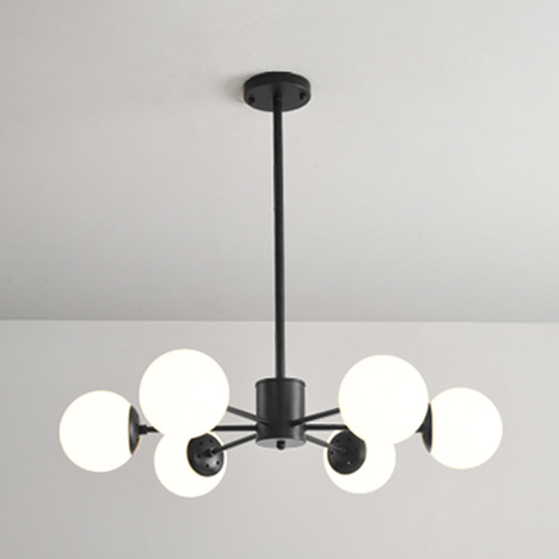 Contemporary Spherical Pendant Chandeliers Glass Chandelier Lighting Fixtures