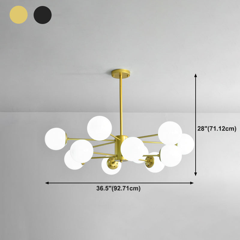 Contemporary Spherical Pendant Chandeliers Glass Chandelier Lighting Fixtures