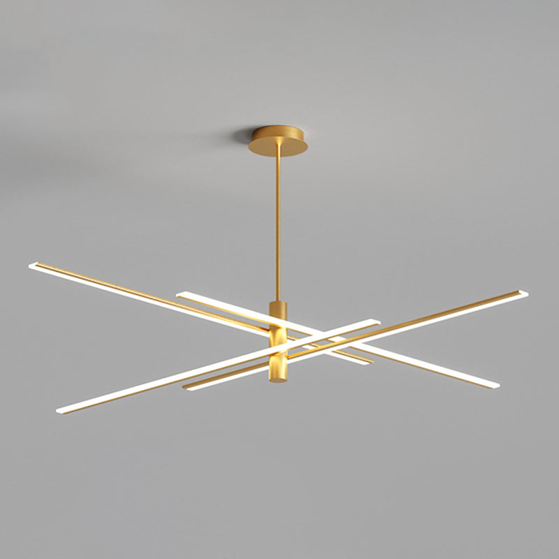 Contemporary Linear Chandelier Lights Metal Chandelier Lighting Fixtures