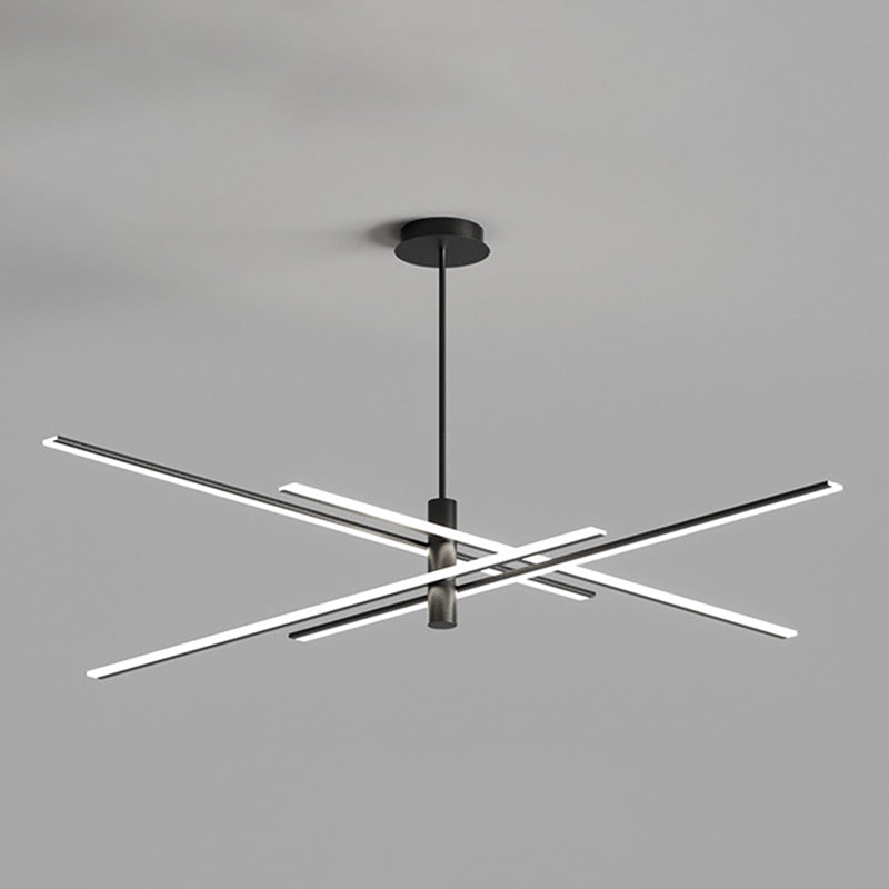 Contemporary Linear Chandelier Lights Metal Chandelier Lighting Fixtures