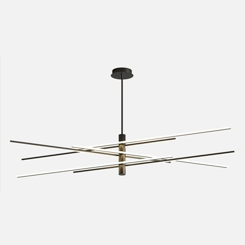 Contemporary Linear Chandelier Lights Metal Chandelier Lighting Fixtures