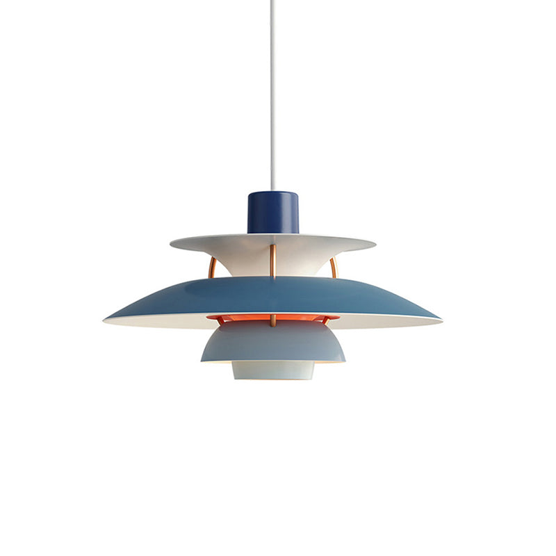 Modern Style Hanging Light Colorful Metal Pendant Lighting Fixture for Sitting Room