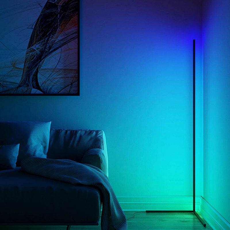 Tube Floor Light Modern Style Metal 1 Light Floor Light Fixtures