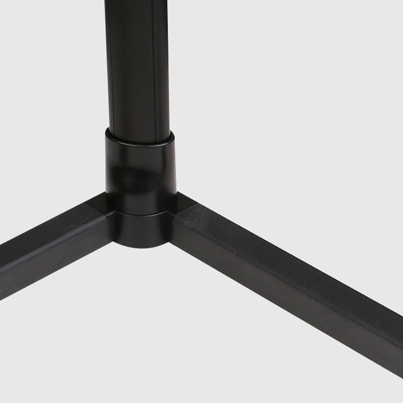 Tube Floor Light Modern Style Metal 1 Light Floor Light Fixtures in Black