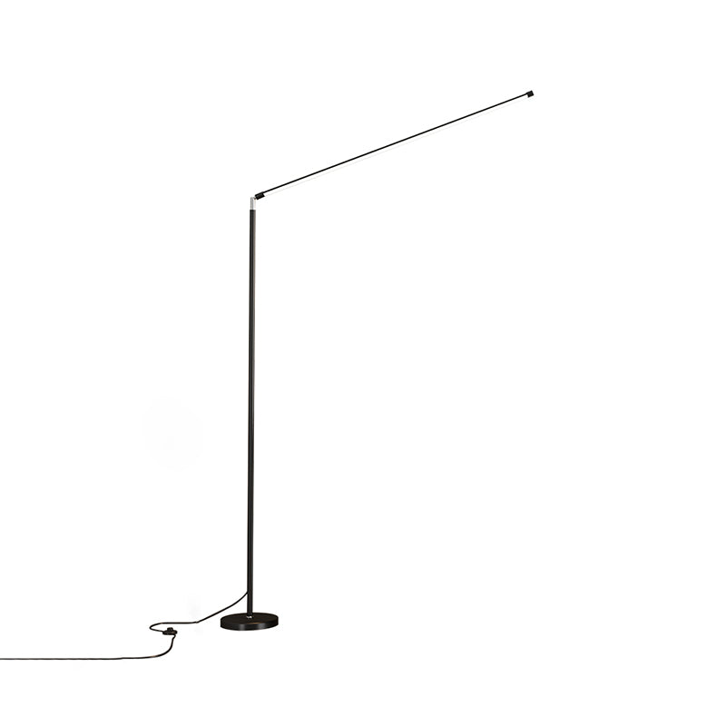 Modern Strip Shape Floor Light LED Floor Standing Light with Acrylic Shade for Bedroom