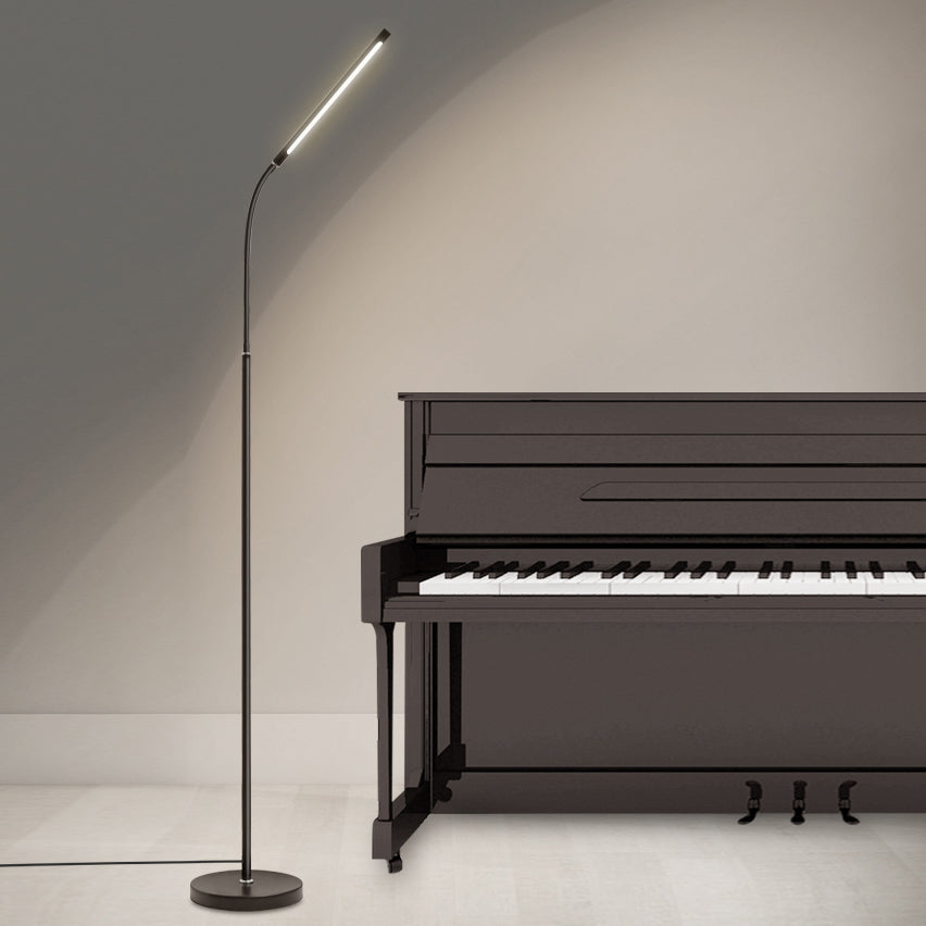 Modern Linear Floor Lamp Metal 41.5" High LED Floor Light for Living Room