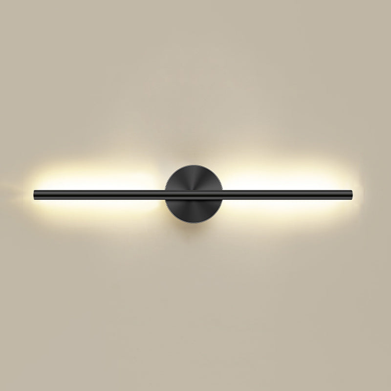 Linear Shape Metal Wall Sconce Lighting Modern Style 1 Light Wall Lighting for Living Room