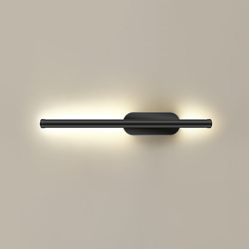 Linear Shape Metal Wall Sconce Lighting Modern Style 1 Light Wall Lighting for Living Room