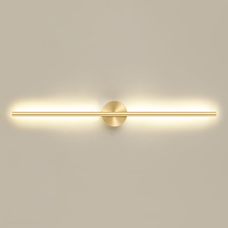 Linear Shape Metal Wall Sconce Lighting Modern Style 1 Light Wall Lighting for Living Room