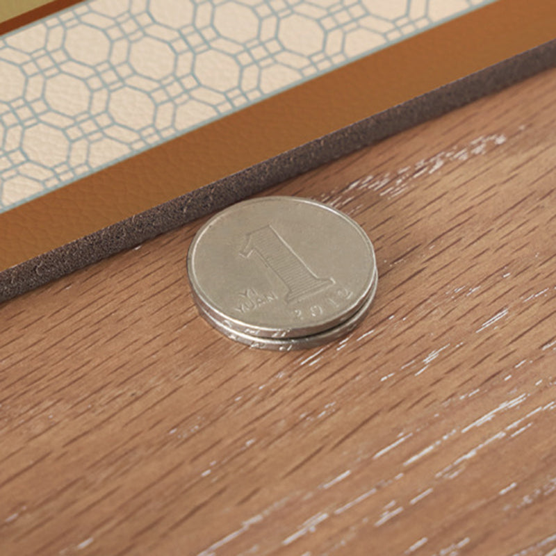 Beige Retro Carpet PU Flowers Carpet Stain Resistant Carpet for Home Decor