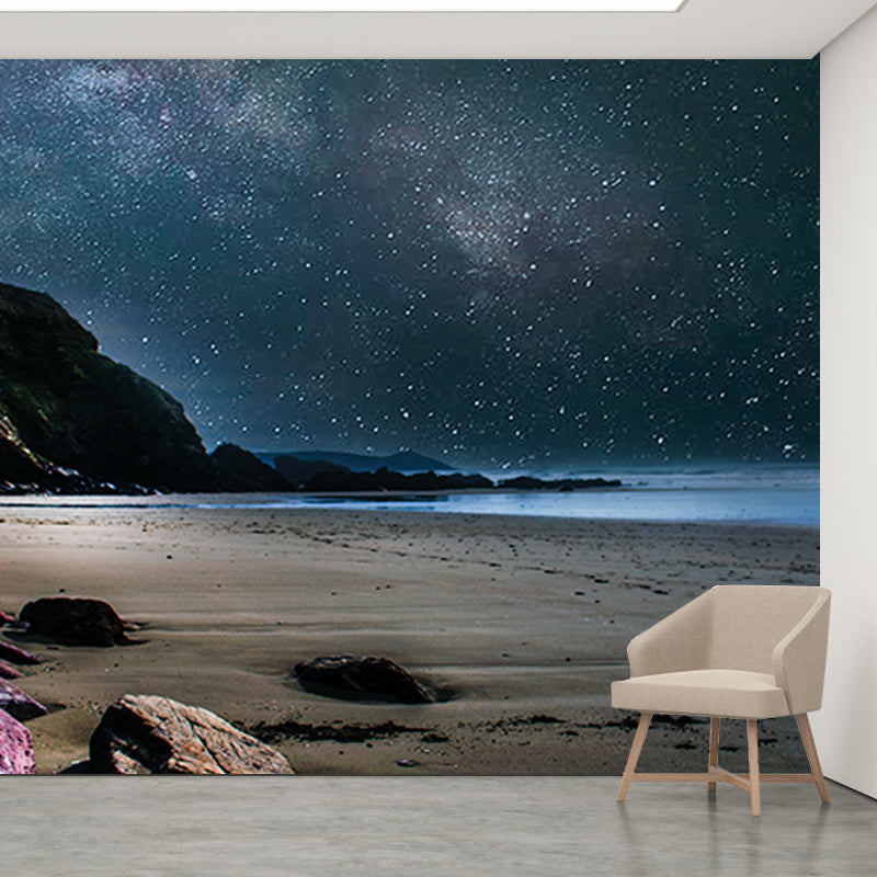 Decorative Photography Mural Wallpaper Beautiful Beach Indoor Wall Mural