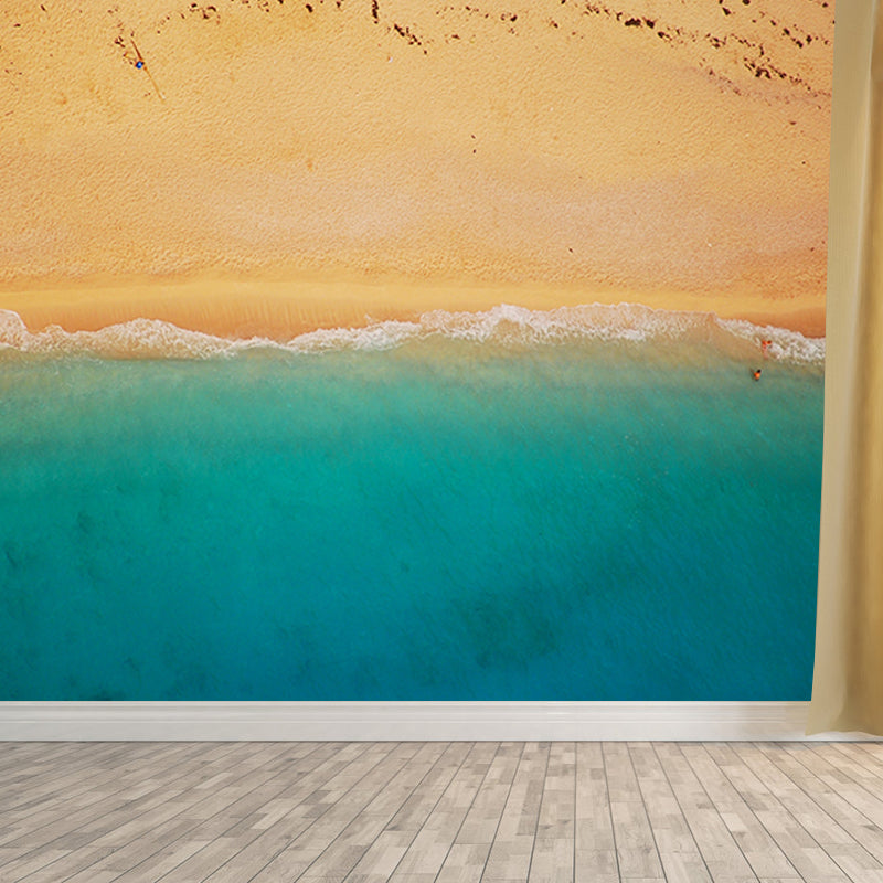 Beautiful Beach Photography Mural Wallpaper Environment Friendly Living Room Wall Mural