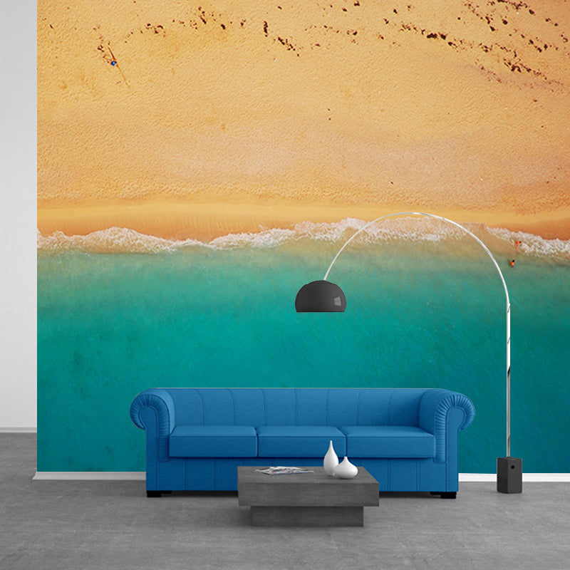 Beautiful Beach Photography Mural Wallpaper Environment Friendly Living Room Wall Mural