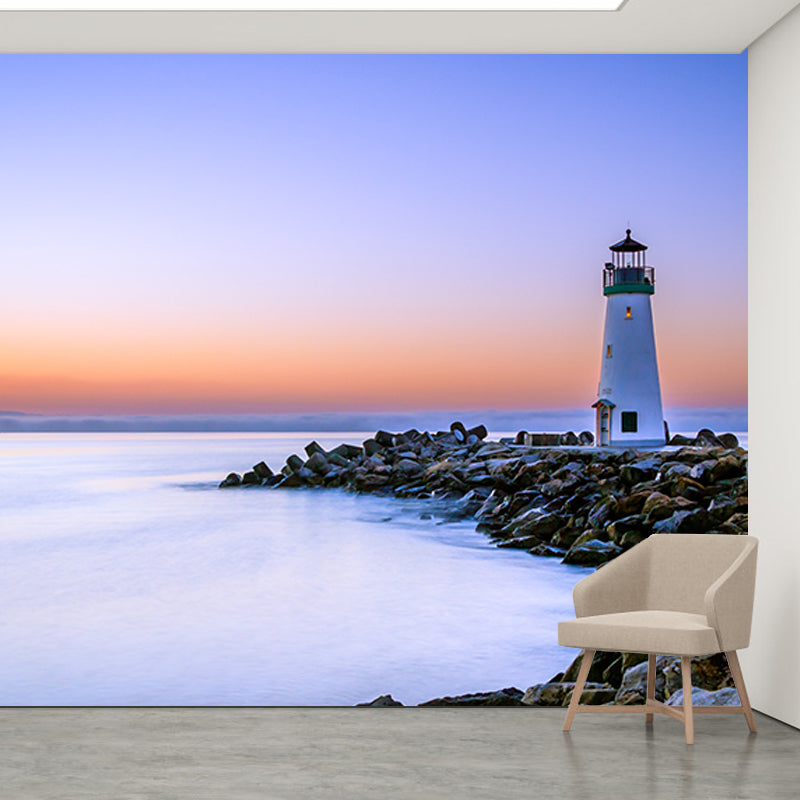 Beautiful Beach Photography Mural Wallpaper Environment Friendly Living Room Wall Mural