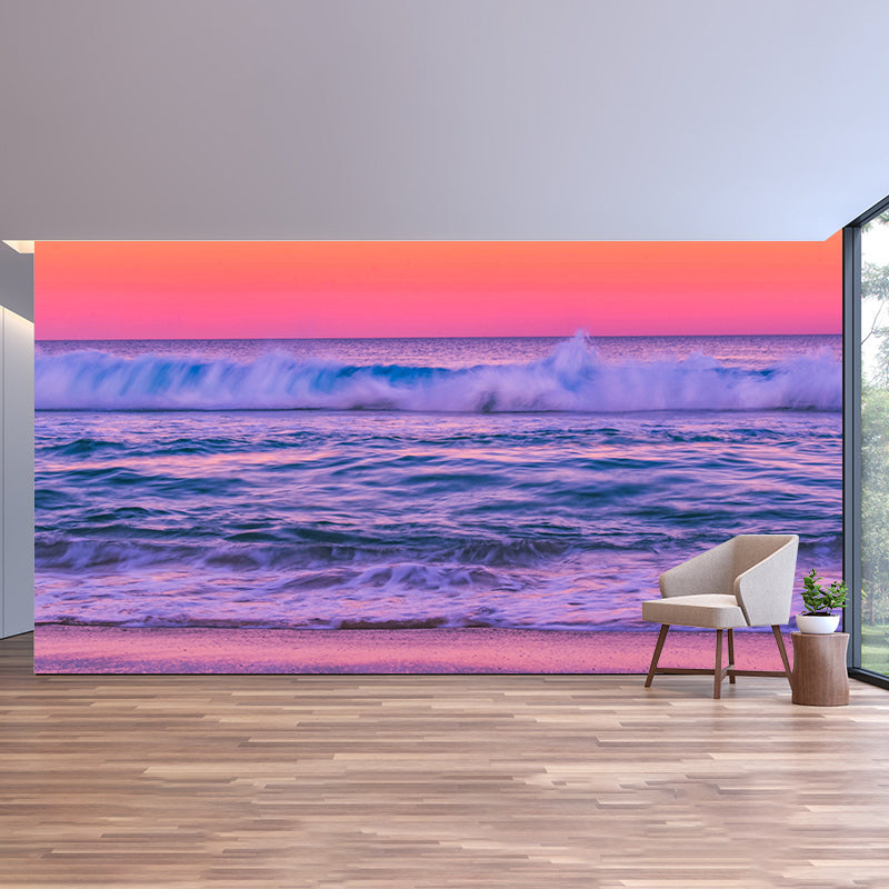 Beautiful Beach Photography Mural Wallpaper Environment Friendly Living Room Wall Mural