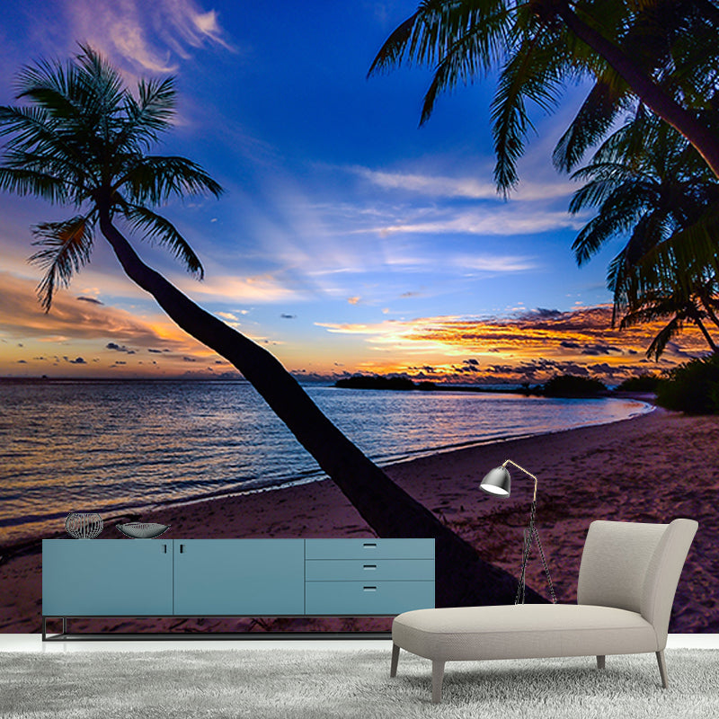 Photography Stain Resistant Mural Wallpaper Beautiful Beach Indoor Wall Mural