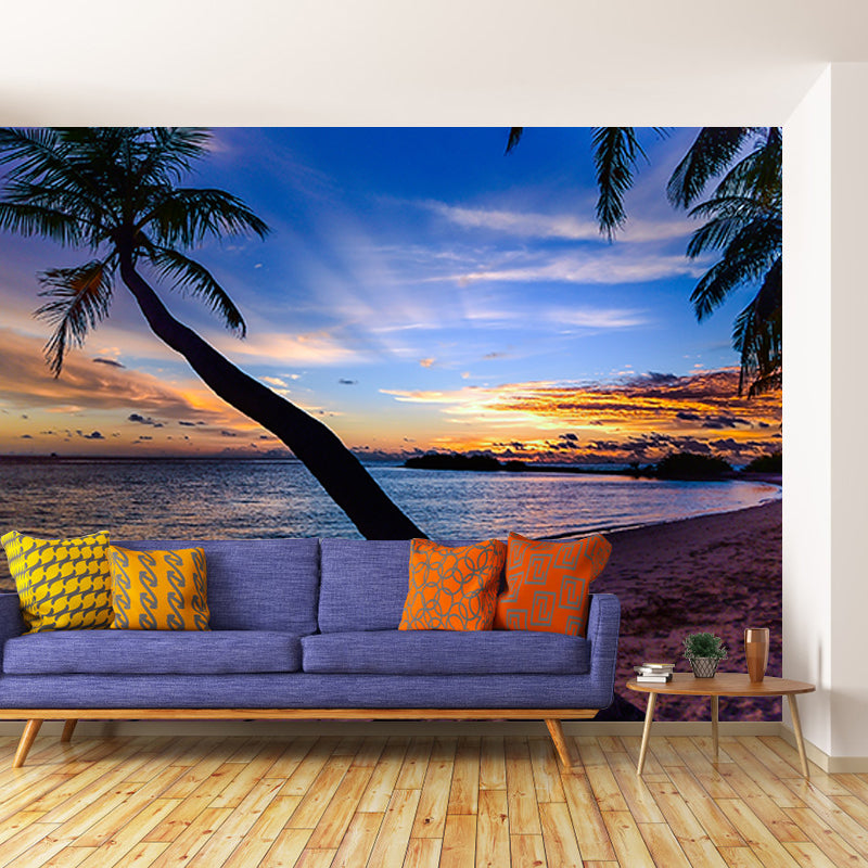 Photography Stain Resistant Mural Wallpaper Beautiful Beach Indoor Wall Mural