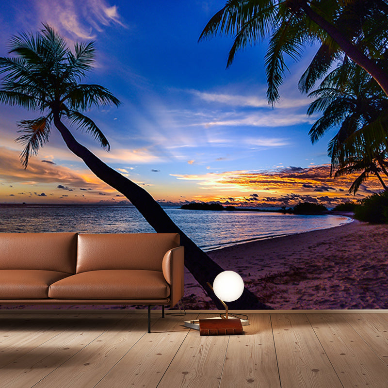 Photography Stain Resistant Mural Wallpaper Beautiful Beach Indoor Wall Mural