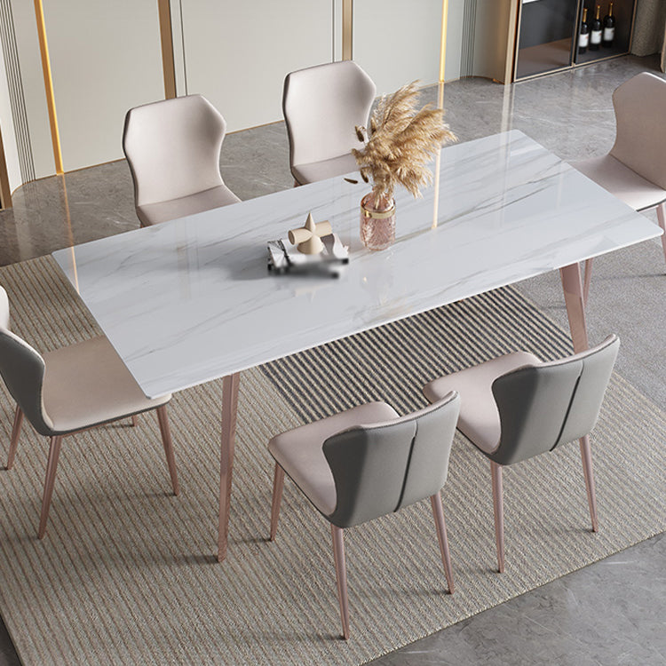 Designer Style Sintered Stone Top Dining Set 1/4/5/7 Pieces Kitchen Table with Chairs