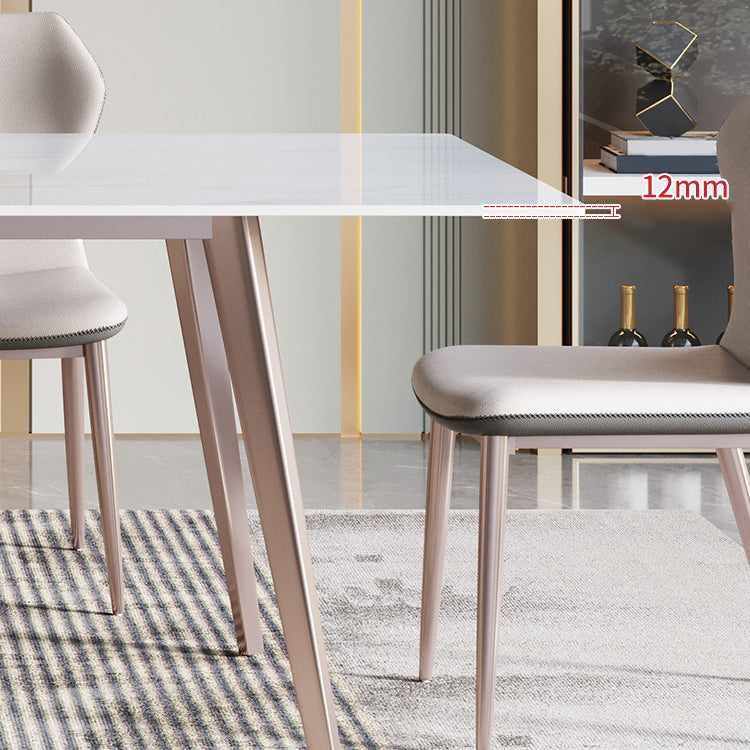 Designer Style Sintered Stone Top Dining Set 1/4/5/7 Pieces Kitchen Table with Chairs