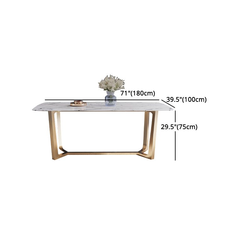 1/2/5/6 Pcs Dining Room Table and Chair Set Sintered Stone Dining Room Set
