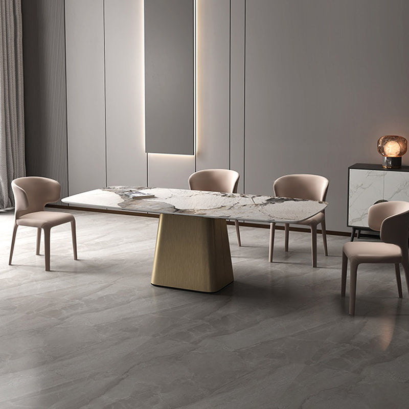 Designer Style Sintered Stone Dining Set 1/4/5/7 Pieces Dining Table with Chairs
