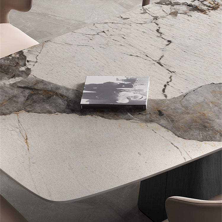 Designer Style Sintered Stone Dining Set 1/4/5/7 Pieces Dining Table with Chairs