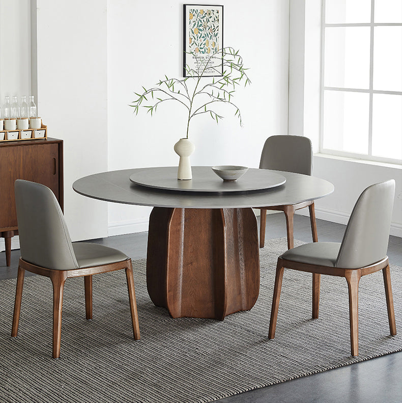 Modern Dining Table Round Sintered Stone Table for Restaurant