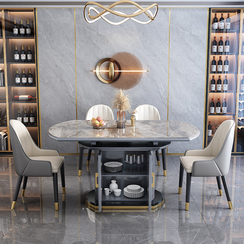 Round Stone Dining Table Traditional Luxury Drop Leaf Trestle Dining Table