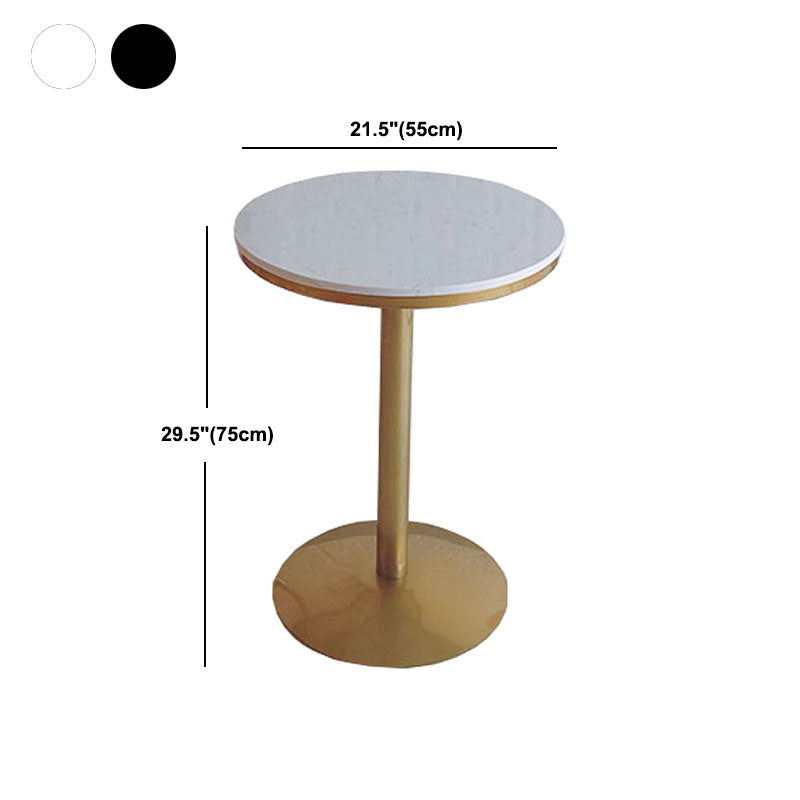 Tulip Base Dining Table Marble Gold Base Traditional Luxury Dining Table