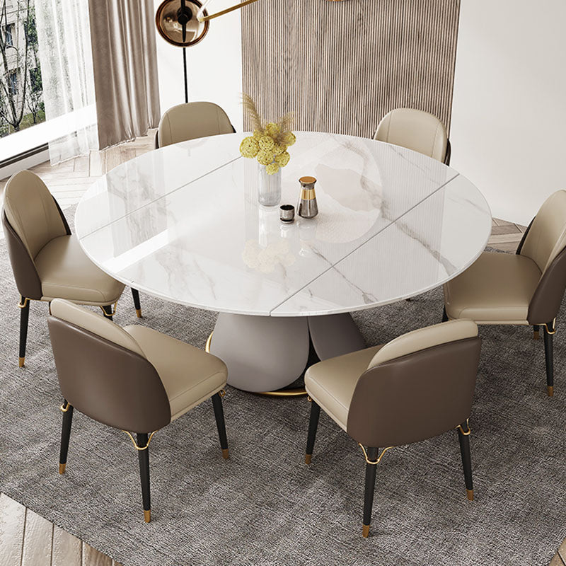 Modern Dining Round Table Dining Sintered Stone Table for Restaurant