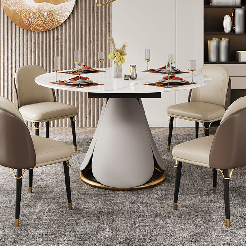 Modern Dining Round Table Dining Sintered Stone Table for Restaurant
