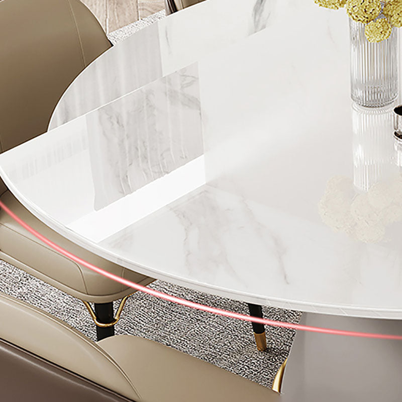 Modern Dining Round Table Dining Sintered Stone Table for Restaurant