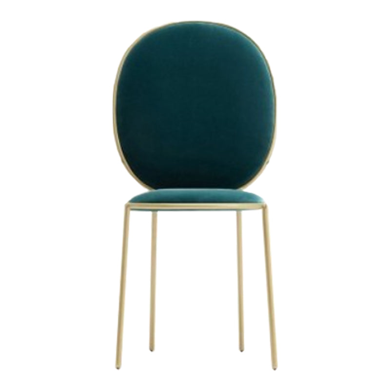 Glam Style Dining Chair Upholstered King Louis Back Dining Chair for Home