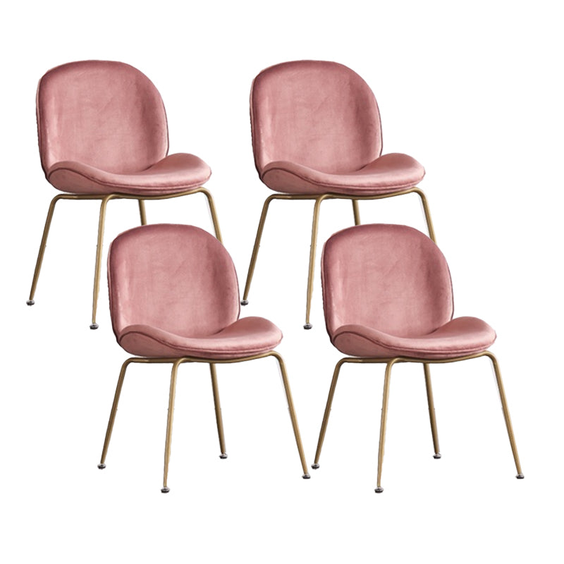 Glam Style Dining Chair Upholstered Dining Side Chair for Dining Room