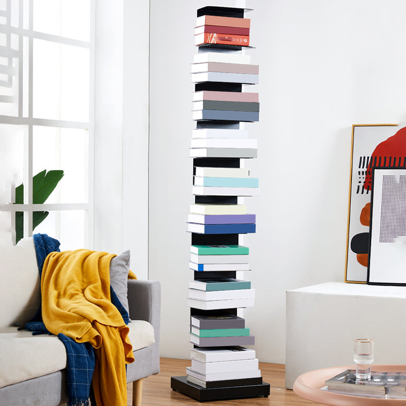 13.78"W Bookshelf Contemporary Style Invisible Bookcase for Office and Home