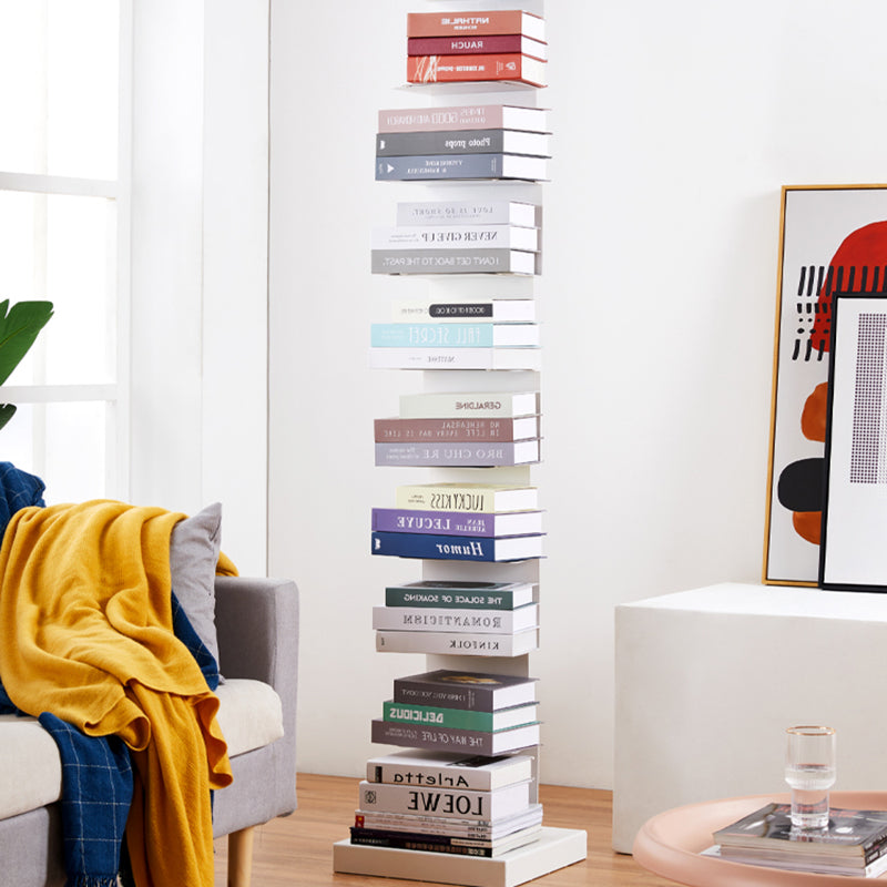 13.78"W Bookshelf Contemporary Style Invisible Bookcase for Office and Home