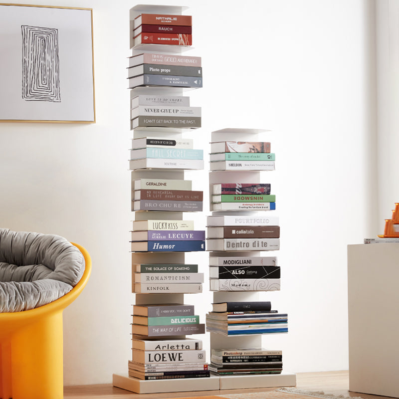 13.78"W Bookshelf Contemporary Style Invisible Bookcase for Office and Home