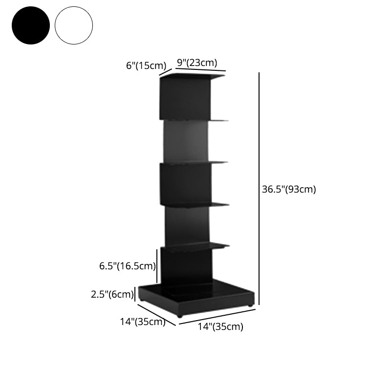 13.78"W Bookshelf Contemporary Style Invisible Bookcase for Office and Home