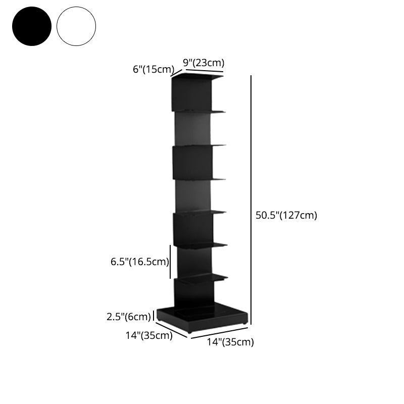 13.78"W Bookshelf Contemporary Style Invisible Bookcase for Office and Home