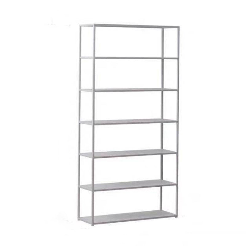 Open Back Bookshelf Contemporary Style Bookcase for Office Study Room