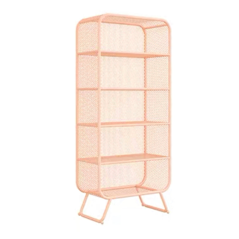 Iron Modern Standard Bookshelf Closed Back Vertical Bookcase for Home