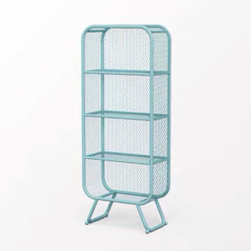 Iron Modern Standard Bookshelf Closed Back Vertical Bookcase for Home