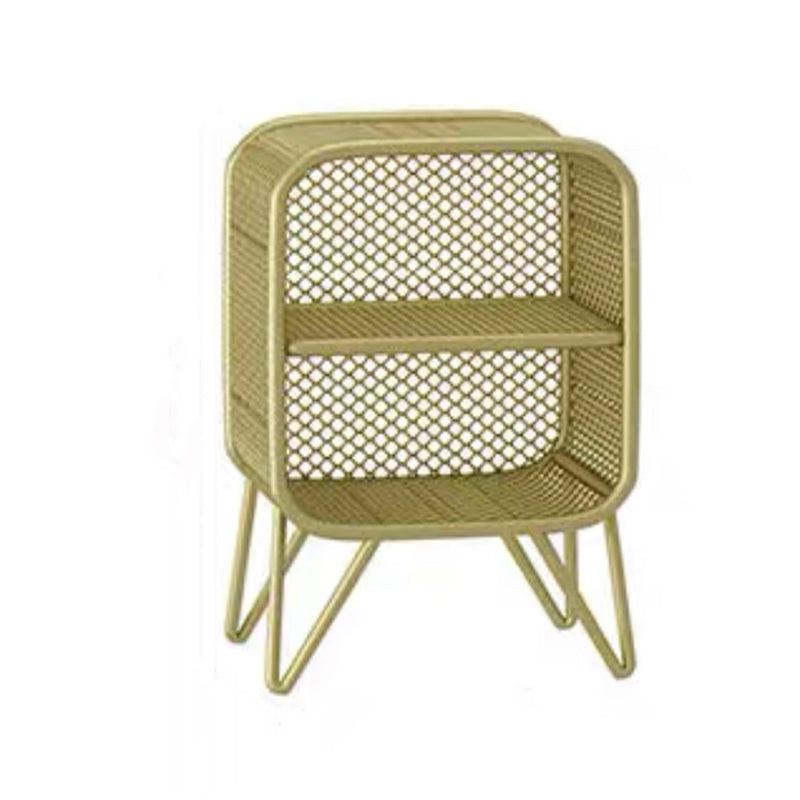 Iron Modern Standard Bookshelf Closed Back Vertical Bookcase for Home