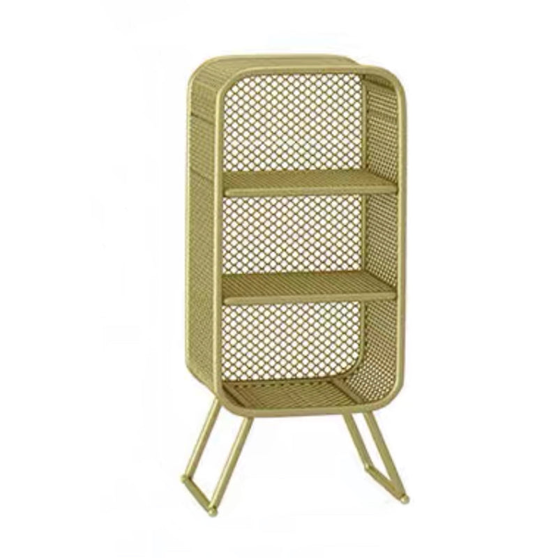 Iron Modern Standard Bookshelf Closed Back Vertical Bookcase for Home