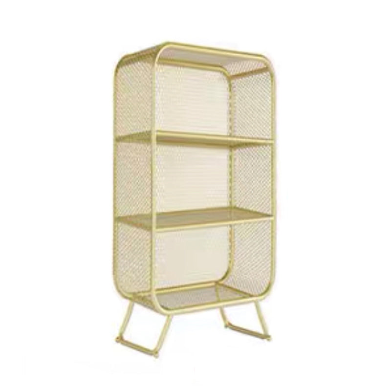 Iron Modern Standard Bookshelf Closed Back Vertical Bookcase for Home