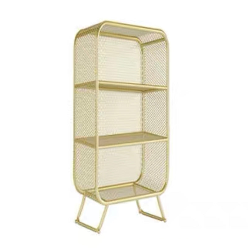 Iron Modern Standard Bookshelf Closed Back Vertical Bookcase for Home